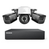 5MP 8 Channel PT Security Camera System - Hybrid 5-in-1 DVR, Pan & Tilt CCTV Camera, 100 ft Night Vision, Motion Detection, Outdoor, Waterproof